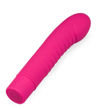 Load image into Gallery viewer, 13 cm langer Vibrator mit gerilltem Schaft