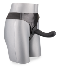 Load image into Gallery viewer, 15 cm langer Silikon-Strapon mit gebogener Spitze