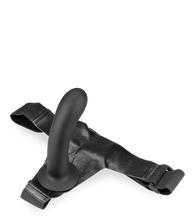 Load image into Gallery viewer, 15 cm langer Silikon-Strapon mit gebogener Spitze