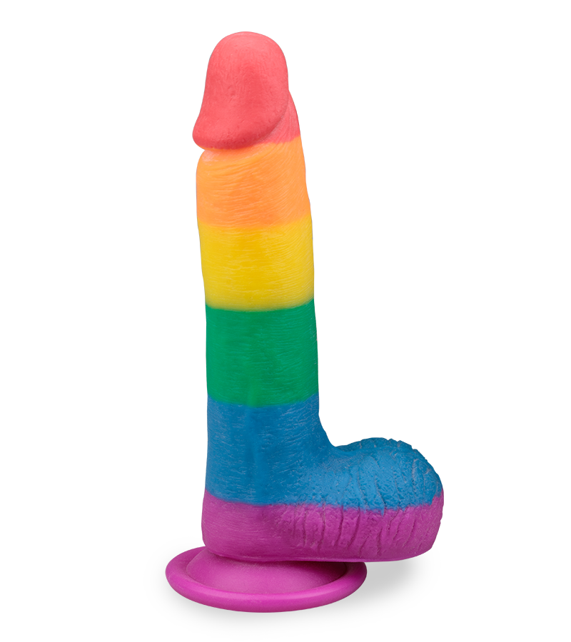 19 cm langer Saugnapf-Dildo Pride