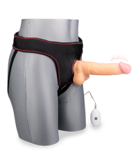 Load image into Gallery viewer, 20 cm langer Strapon-Vibrator mit 10 Modi