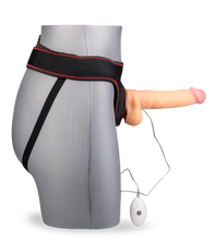 Load image into Gallery viewer, 20 cm langer Strapon-Vibrator mit 10 Modi