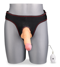 Load image into Gallery viewer, 20 cm langer Strapon-Vibrator mit 10 Modi