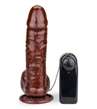 Load image into Gallery viewer, 20 cm langer Vibrator mit Saugfuß