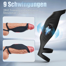 Load image into Gallery viewer, 【Heiße neue Produkte】ocheffizienter Penisring durch Vibration mit 9 Frequenzen