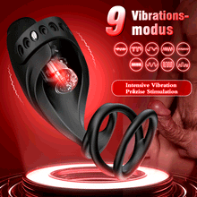 Load image into Gallery viewer, 3-in-1 Glans Trainer Masturbation Cup mit Penisring