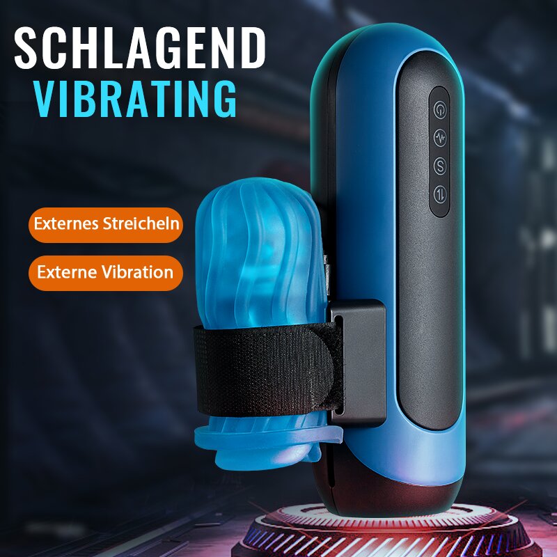 700 Hübe pro Minute 6 Schübe 10 Vibrierende Masturbation Cup