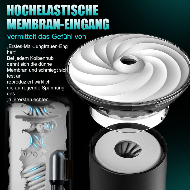 Bliss - 9 Saugmodi & Kraftvolle Vibration 2,8x Breite Hülle Elektrischer Masturbator für Männer
