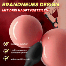 Load image into Gallery viewer, Anal Plug kugelförmiger Vibrationsstimulator mit Penisringe