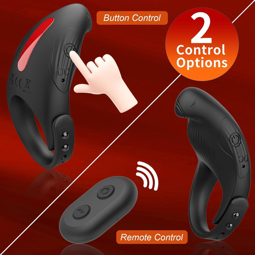 Sex Spielzeug für Paare- Penisring Vibrator Sexspielzeug für Paare Extrem Sex, Penis Ring Sex Spielzeug für die Männer Extrem,Sex Toys Cockring Penisring Erotisches Sexspielzeug mit 7 Vibration
