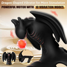 Load image into Gallery viewer, 3 in1 Penisring Penis Vibrator Sex Spielzeug für die Männer Paare Extrem, Drachen Cockring Hodenring mit 10 Vibrationsmodi für Klitoris Stimulation &amp; Penis Vergrößerung Zeit Verlängern