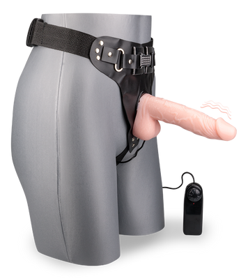 Abnehmbarer Umschnalldildo mit Fernbedienung