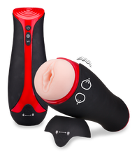 Load image into Gallery viewer, Airbag-Masturbator mit Vibration Pingu