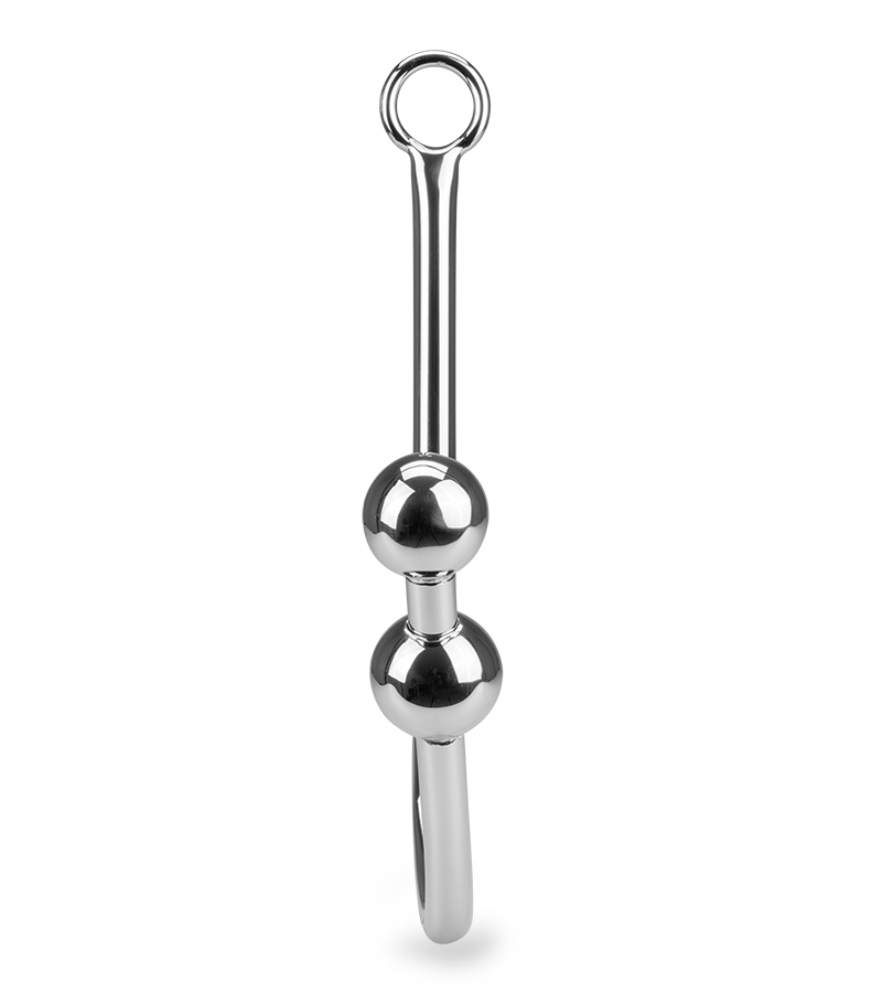 Anal-Haken mit 2 Kugeln Holder