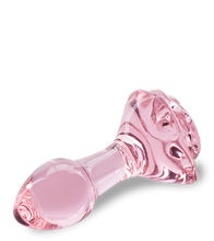 Load image into Gallery viewer, Analplug aus Glas Romantic Rose