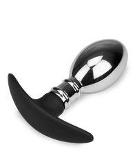Load image into Gallery viewer, Analplug aus Stahl und Silikon Smash