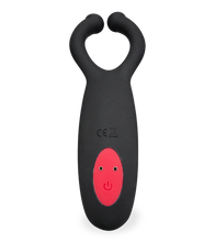 Load image into Gallery viewer, Analplug mit Hoden-Massager und Vibrations- und Stoßfunktion Ode
