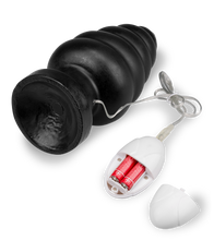 Load image into Gallery viewer, Analplug mit Saugnapf und Vibration Ascender