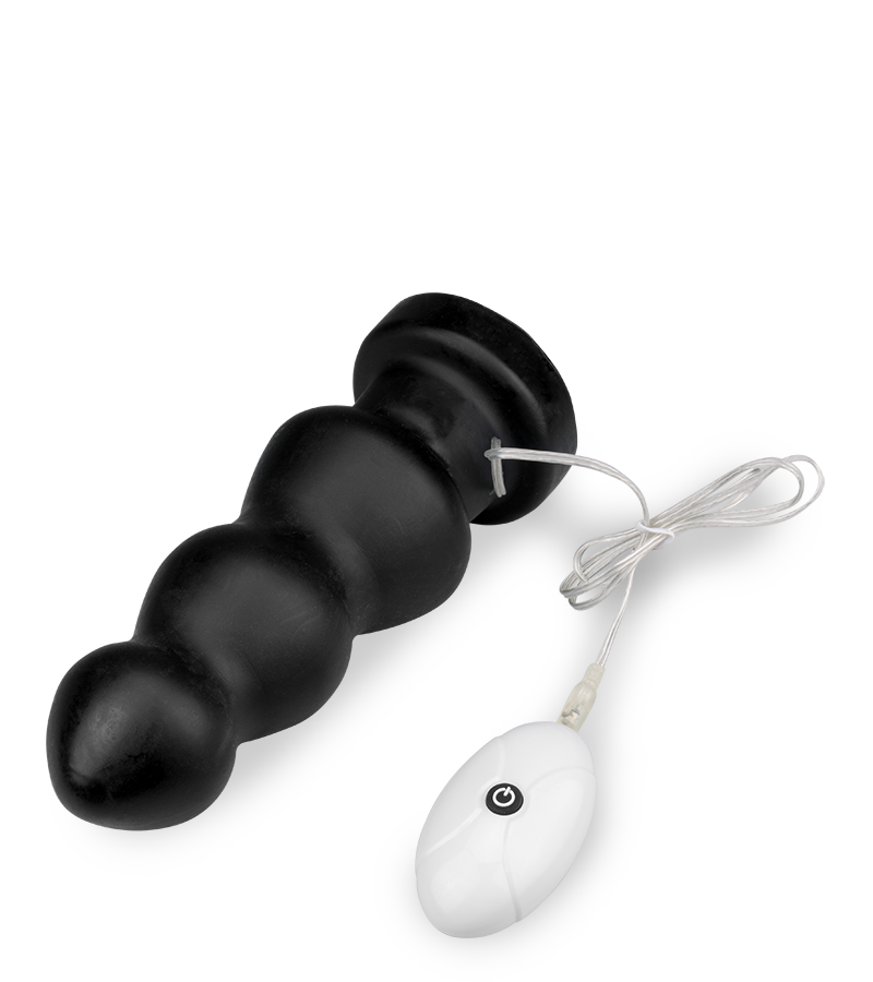 Analplug mit Saugnapf und Vibration Tumultuous