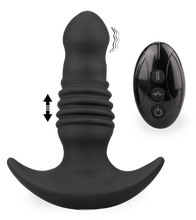 Load image into Gallery viewer, Analplug mit Vibration und Stoßfunktion Tokyo