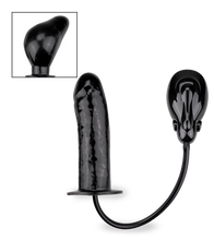 Load image into Gallery viewer, Aufblasbarer Dildo-Vibrator mit automatischer Pumpe