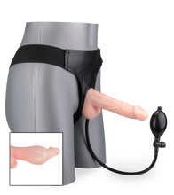 Load image into Gallery viewer, Aufblasbarer Strap-On-Dildo mit Pumpe