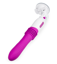 Load image into Gallery viewer, Automatischer Stoßdildo mit Vibration und Saugfuß