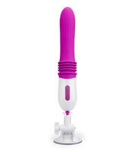 Load image into Gallery viewer, Automatischer Stoßdildo mit Vibration und Saugfuß