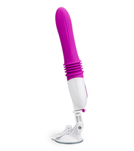 Load image into Gallery viewer, Automatischer Stoßdildo mit Vibration und Saugfuß