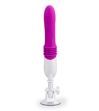 Load image into Gallery viewer, Automatischer Stoßdildo mit Vibration und Saugfuß