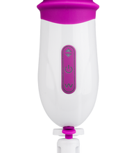Load image into Gallery viewer, Automatischer Stoßdildo mit Vibration und Saugfuß