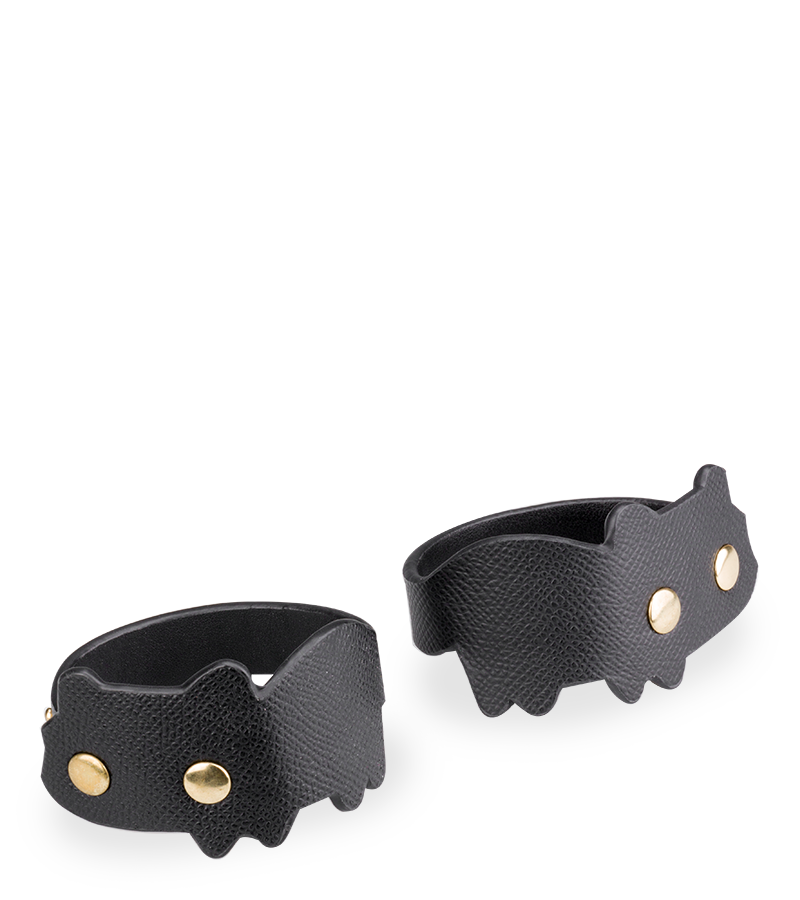 BDSM-Armbänder aus Kunstleder Katze