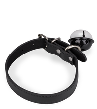 Load image into Gallery viewer, BDSM-Halsband aus Kunstleder mit großer Glocke