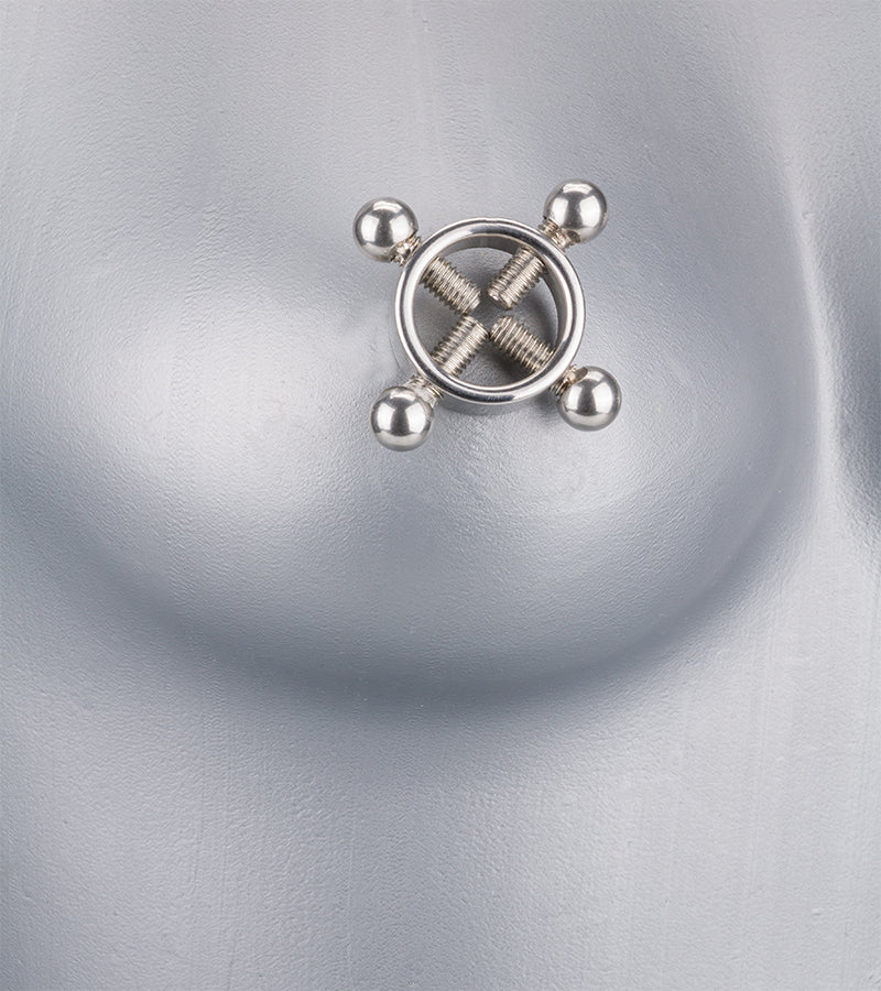 BDSM-Nippelklemmen mit Stellschrauben