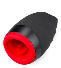 Load image into Gallery viewer, Beheizbarer Vibrationsmasturbator mit Blowjob-Mund