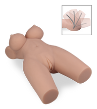 Load image into Gallery viewer, Beweglicher Masturbator Torso aus TPE Amélia