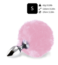 Load image into Gallery viewer, Bunny Tail Rosebud-Analplug
