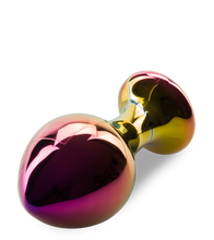 Load image into Gallery viewer, Buttplug aus Glas Chrome