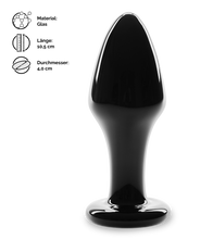 Load image into Gallery viewer, Buttplug aus Glas Panther