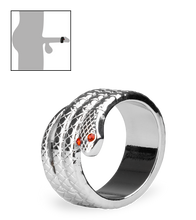 Load image into Gallery viewer, Cockring aus Edelstahl Medusa