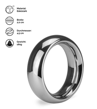 Load image into Gallery viewer, Cockring aus rostfreiem Stahl Precious