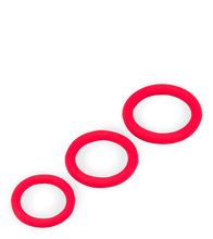Load image into Gallery viewer, Cockring-Set aus medizinischem Silikon 3-teilig Zoom