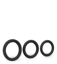 Load image into Gallery viewer, Cockring-Set aus medizinischem Silikon 3-teilig Zoom