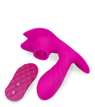 Load image into Gallery viewer, Cunnilingus-Sextoy mit Heizdildo