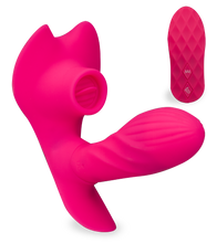 Load image into Gallery viewer, Cunnilingus-Sextoy mit Heizdildo