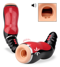 Load image into Gallery viewer, Deepthroat-Masturbator mit Vibration