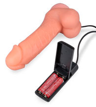 Load image into Gallery viewer, Dicker Dildo-Vibrator mit Rotation und Saugnapf