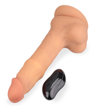Load image into Gallery viewer, Dildo aus Silikon mit Vibrations- und Massage-Funktion Riccardo