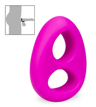 Load image into Gallery viewer, Doppel-Cockring aus medizinischem Silikon Noot