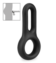 Load image into Gallery viewer, Doppel-Cockring aus medizinischem Silikon Vaster